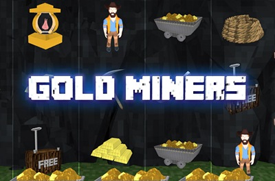 gold miners slot logo