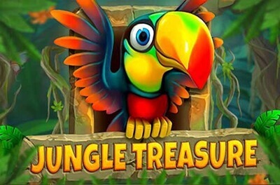 jungle treasure slot logo