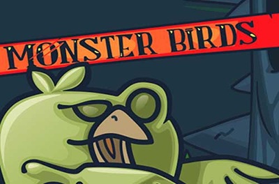 monster birds slot logo