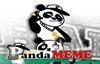 panda meme slot logo