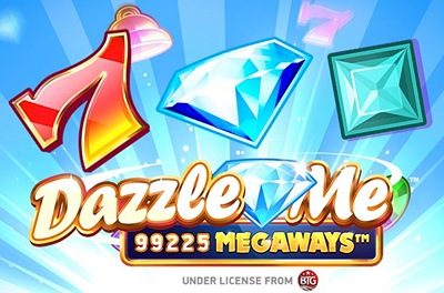 dazzle me megaways slot logo