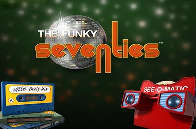 funky seventies slot logo