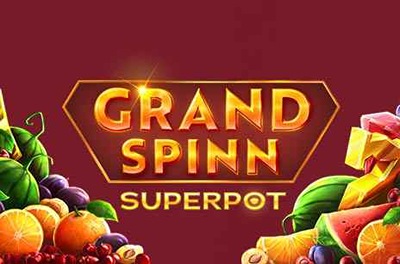 grand spinn superpot slot logo