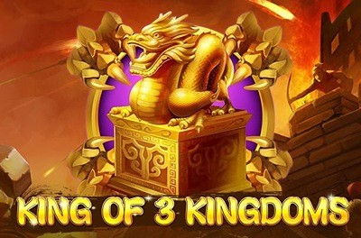 king of 3 kingdoms slot logo