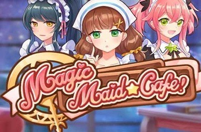 magic maid cafe slot logo