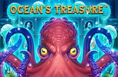 oceans treasure slot logo