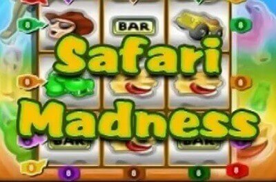 safari madness slot logo