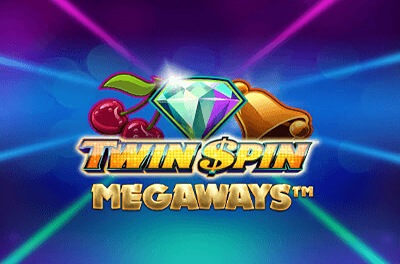 twin spin megaways slot logo