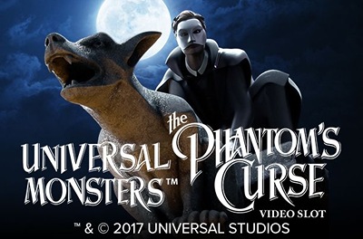 universal monsters the phantom s curse slot logo