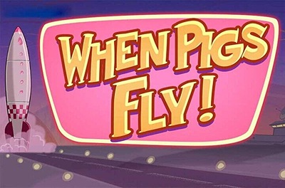 when pigs fly slot logo