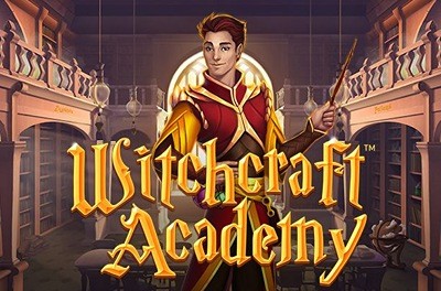witchcraft academy slot logo