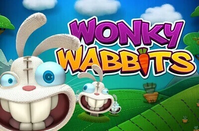 wonky wabbits slot logo
