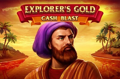 explorers gold cash blast slot logo