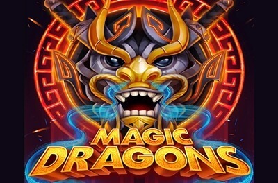 magic dragons slot logo