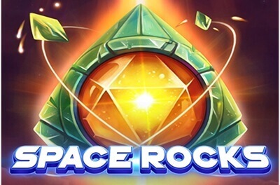 space rocks slot logo