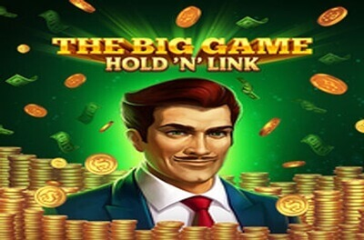 the big game hold n link slot logo