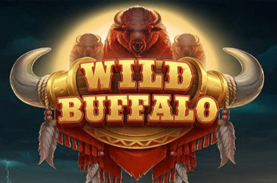 wild buffalo slot logo