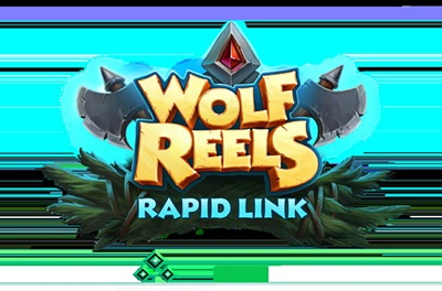 wolf reels rapid link slot logo