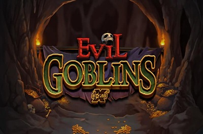evil goblins slot logo