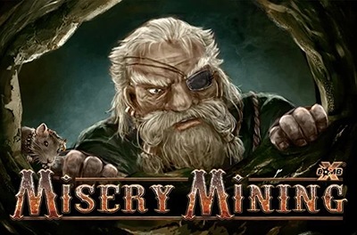misery mining slot logo