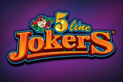 5 line jokers fruit slot logo