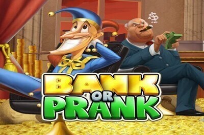 bank or prank slot logo