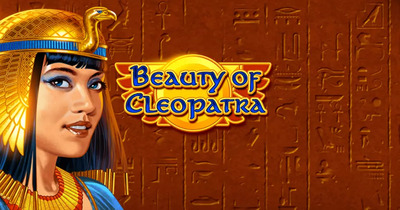 beauty of cleopatra slot logo