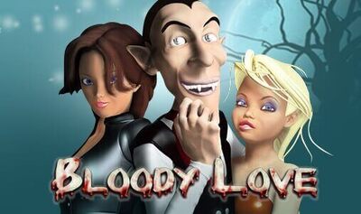 bloody love slot logo