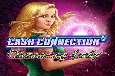 cash connection charming lady slot logo