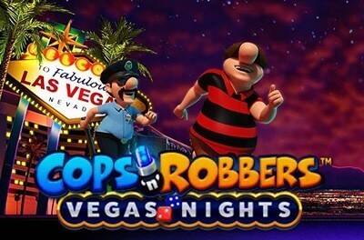 cops n robbers vegas nights slot logo