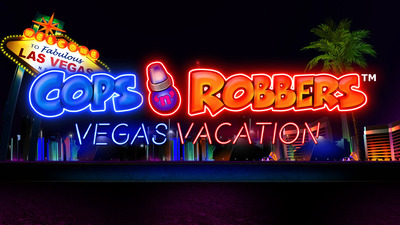 cops n robbers vegas vacation slot logo