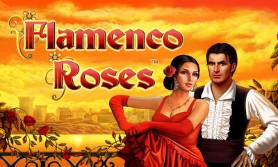 flamenco roses slot logo