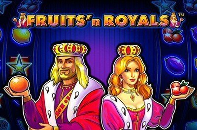 fruits n royals slot logo