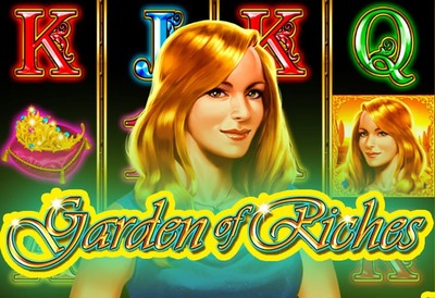 garden of riches slot logo