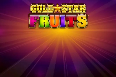 gold star fruits slot logo