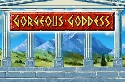 gorgeous goddess slot logo