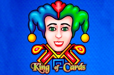 king of cards slot logo