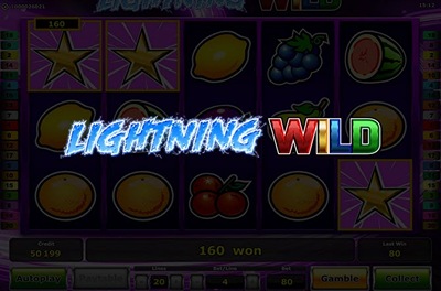 lightning wild slot logo