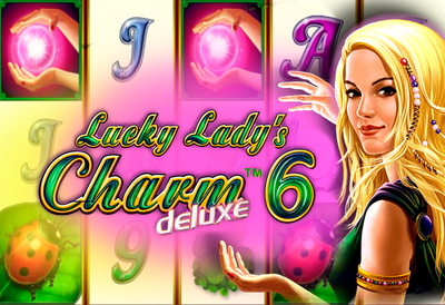 lucky ladys charm deluxe 6 slot logo