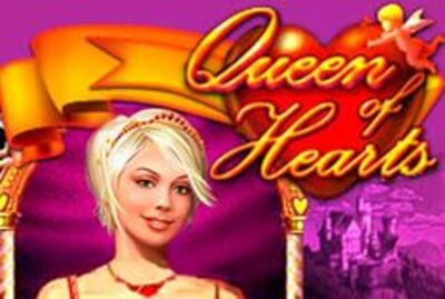 queen of hearts deluxe slot logo