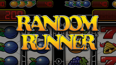 random runner slot logo