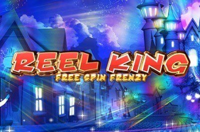 reel king free spin frenzy slot logo