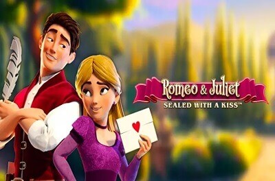 romeo and juliet sealed with a kiss slot logo