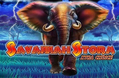 savannah storm slot logo