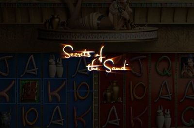 secret of the sand slot logo