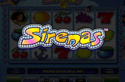 sirenas slot logo