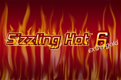 sizzling hot 6 extra gold slot logo