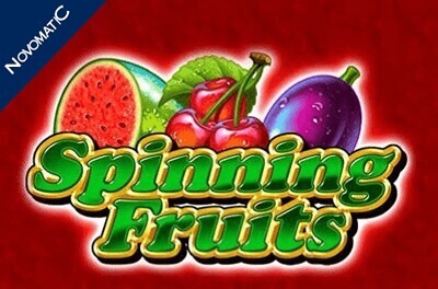 spinning fruits slot logo