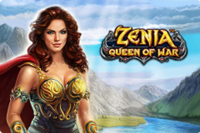 zenia queen of war slot logo