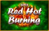 red hot burning slot logo